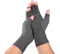 VITTO Guanti per Artrosi alle Mani - Guanti a Compressione | Guanti Artrosi e Guanti per Artrite - Guanti Tagliati a Compressione, Senza Dita per Donna e Uomo, Morbidi e Confortevoli