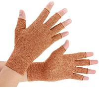 VITTO Guanti per Artrosi alle Mani - Guanti a Compressione | Guanti Artrosi e Guanti per Artrite - Guanti Tagliati a Compressione, Senza Dita per Donna e Uomo, Morbidi e Confortevoli