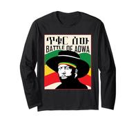 Vittoria del 125° Anno della Battaglia di Adua Menelik II Maglia a Manica