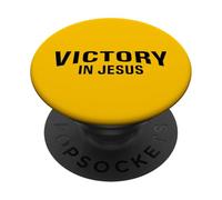 Vittoria in Gesù - Versetto della Bibbia Filippesi 4:13 Cristiano PopSockets PopGrip Adesivo