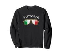 Vittoria Italy Vintage Flag Sunglasses Felpa