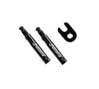 Vittoria Pneumatici Blister 2 Pezzi Alluminio e Chiave Ruote 30 mm Estensione Valvola