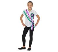 Vittoriano Suffragette Kit Guerra Volta Educazione Voti per Donne Costume Kids