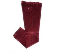 Vittorio Lorini Pantalone Velluto, Duca Visconti di Modrone Elasticizzato (5 Colori) (Bordeaux, 50)