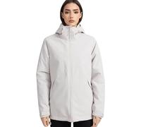 vittorio y Giacca Softshell Donna 2 in 1 con Piumino 100g Rimovibile - Giacca Antivento Termica per Outdoor, Trekking, Viaggi e Uso Quotidiano (IT, Testo, L, Regular, Regular, BIANCO)