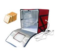 Vituord Lievitatore per Impasto con Riscaldatore, Kit di Lievitazione per Impasto per Pizza E Pane Pieghevole, con Controllo della Temperatura, Ripiano Interno, per Preparare Pane, Yogurt