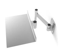 Vituord Vassoio per Stampante per Montaggio a Parete, Piattaforma per Stampante Resistente 10,2 x 4,7 Pollici, Rotazione Orizzontale di 270°, Portata 8 kg, Staffa in Lega di Alluminio per Ufficio