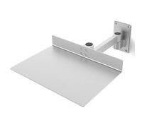 Vituord Vassoio per Stampante per Montaggio a Parete, Piattaforma per Stampante Resistente 10,2 x 4,7 Pollici, Rotazione Orizzontale di 270°, Portata 8 kg, Staffa in Lega di Alluminio per Ufficio