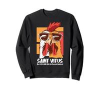 Vitus Catholic Saint Snooze Divertente Cool Gallo Felpa