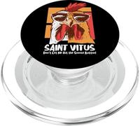 Vitus Catholic Saint Snooze Divertente Cool Gallo PopSockets PopGrip per MagSafe