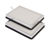 Viudecce Filtri di Ricambio da 2 Pezzi per Purificatore d'Aria Medify MA-15, Filtri H13 True HEPA e Carbone Attivo, Prefiltri 3 nel 1