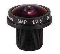 Viudecce Obiettivo HD fisheye cctv 5MP 1.8mm M12 * 0.5 mount 1/2.5 F2.0 180 gradi per obiettivi cctv per telecamere di videosorveglianza
