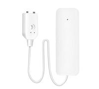 Viudecce Tuya Zigbee Sensore di perdite d'acqua Rilevatore di inondazioni Allarme di rilevamento perdite d'acqua Allarme di troppopieno del livello 'acqua