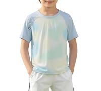 Viunychn Rashguard - Maglietta a maniche lunghe, per bambini, ad asciugatura rapida, per bambini, a maniche lunghe, per lo sport, a maniche corte, estive, casual, per attività all'aperto
