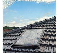 Viuseo Manuale Lucernario Per Tetto, Lucernari per Tetto Della Casa/Sala Sole/Soffitta/Seminterrato, Lucernario Sul Tetto per Casa con Raddoppiare Vetro Temperato e Lega Di Alluminio Telaio