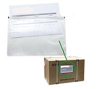STARLINE - 3025 - Busta adesiva portadocumenti - senza stampa - 22,5 x 16 cm - PPL - trasparente - Starline - conf. 100 pezzi - STL8004 - Conf. da 1 Pz. - 3025