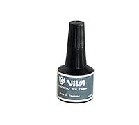 Viva 360N Inchiostro per Cuscinetto, Flacone da 30 grammi, a Base d'Olio, Nero