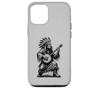 Viva Appalachia Native American Banjo Player Retro Custodia per iPhone 12/12 Pro