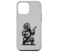 Viva Appalachia Native American Banjo Player Retro Custodia per iPhone 12 Pro Max