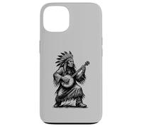 Viva Appalachia Native American Banjo Player Retro Custodia per iPhone 13