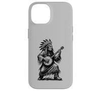Viva Appalachia Native American Banjo Player Retro Custodia per iPhone 14