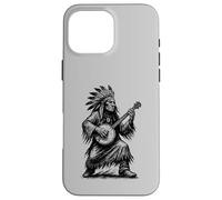 Viva Appalachia Native American Banjo Player Retro Custodia per iPhone 16 Pro Max
