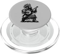 Viva Appalachia Native American Banjo Player Retro PopSockets PopGrip per MagSafe