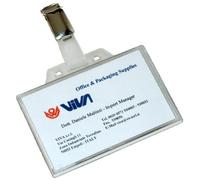 Viva - Cf100busta Portanome 95x60mm Trasp