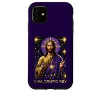 Viva Cristo Rey Cattolico Romano Gesù Cristo Re Custodia per iPhone 11