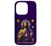 Viva Cristo Rey Cattolico Romano Gesù Cristo Re Custodia per iPhone 14 Pro