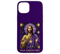 Viva Cristo Rey Cattolico Romano Gesù Cristo Re Custodia per iPhone 15 Plus