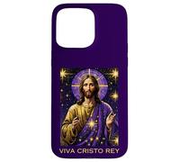 Viva Cristo Rey Cattolico Romano Gesù Cristo Re Custodia per iPhone 15 Pro Max