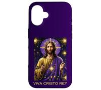 Viva Cristo Rey Cattolico Romano Gesù Cristo Re Custodia per iPhone 16