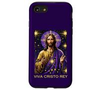 Viva Cristo Rey Cattolico Romano Gesù Cristo Re Custodia per iPhone SE (2020) / 7/8