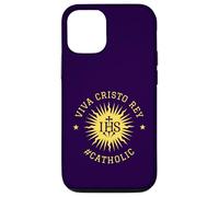 Viva Cristo Rey Cristo Re cattolico romano Custodia per iPhone 12/12 Pro