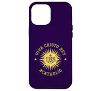 Viva Cristo Rey Cristo Re cattolico romano Custodia per iPhone 12 Pro Max