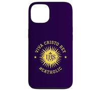 Viva Cristo Rey Cristo Re cattolico romano Custodia per iPhone 13