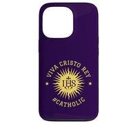Viva Cristo Rey Cristo Re cattolico romano Custodia per iPhone 13 Pro