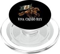 Viva Cristo Rey Guadalupe Cristeros cattolico PopSockets PopGrip per MagSafe
