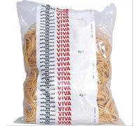 VIVA - E100 - Elastici ad anello - diametro 10 cm - 1 kg - gomma - giallo - Viva - 34147 - Conf. da 1 Pz. - E100