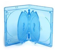 VIVA ELITE Custodia per 6 dischi Blu-ray, 15 mm, blu, 5 pz