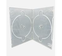 Viva Elite, custodia sottile per DVD doppia trasparente (Face on Face), dorso da 7 mm, confezione Dragon Trading, 25 pezzi