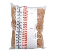 VIVA - EN100 - Elastici ad anello - diametro 10 cm - 1 kg - caucciù - avana - Viva - 34172 - Conf. da 1 Pz.