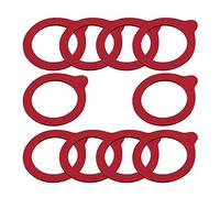 Viva Haushaltswaren 10 Anelli di Tenuta in Gomma, 75 x 65 x 90 mm, Adatti per Diversi Tipi di Bicchieri da 0,25 l a 1 l