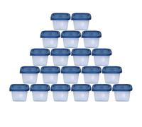 Viva-Haushaltswaren Gabriele Hesse e.K. Mini contenitori per congelatore, Bianco, 100 ml