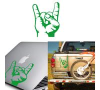 Viva Il Rock Adesivo In Vinile Di Taglio Versione 1