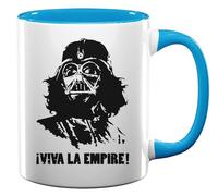 Viva la Empire! - Tazza da tè e caffè in ceramica, motivo divertente, colore: Azzurro
