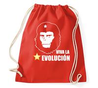 Viva La Evolucion Zaino Cuba Evolution Sportbeutel Rucksack Planet Scimmia
