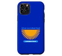 Viva La Libertad Argentina (Grafica solare) Custodia per iPhone 11 Pro