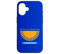 Viva La Libertad Argentina (Grafica solare) Custodia per iPhone 16